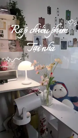 Rạp chiếu phim tại nhà với máy chiếu HY300Ultra nha cả nhà 🫶 #xuhuong #xh #decor #maychieumini #maychieuphongngu 