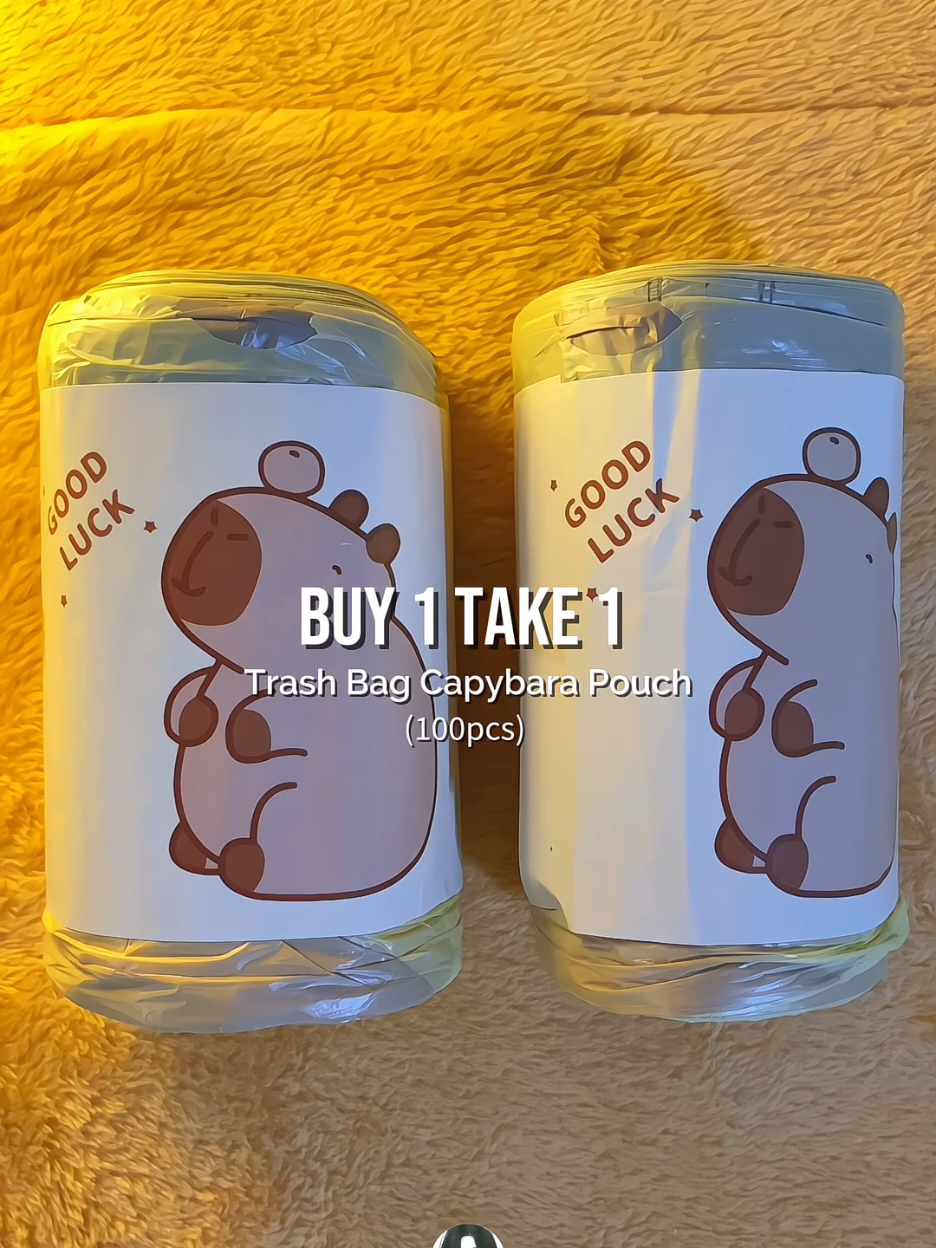 I love capybaras!! this cute trash bag and it's 100pcs good for months!!  #trashbag #capybaralove #drawstringgarbagebag #garbagebag #disposabletrashbag  buy 1 take 1 Trash Bag Capybara Trash Bag 100pcs trash bag capybara pouch Disposable, leak proof garbage bag drawstring garbage bag trash bag trash bag pouch disposable trash bag capybara garbage bag trash bag capybara pouch