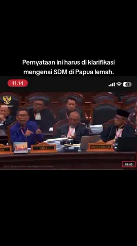 Sebagai saksi ahli sangat tidak etis menganggap kami orang Papua memiliki SDM yang lemah. Sedangkan Papua adalah bagian dari NKRI dan kalau SDM Papua Lemah berarti Negara gagal meningkatkan SDM di Papua. Papua kami punya orang2 hebat. Tolong segera di klarifikasi. @presiden.ri.ke.8  #Ahlitrajelas  #StopintimidasiOap idasiOap