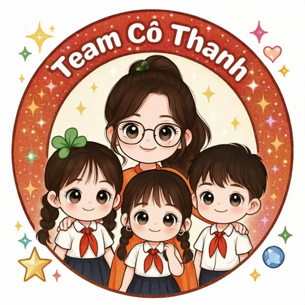 Team thầy Cô chủ nhiệm lớp học của bạn tên gì 😊 #khoimykute #chibi #hinhnen  #banbe #namhocmoi 