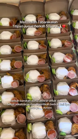 Allhamdulilah titipan jumat berkah😇  Terima kasih banyak buat donatur yang sudah order, berkah dunia akhirat🙏🏻😇