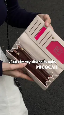 Ví nữ dài cầm tay nhiều ngăn #micocah #hymecaidep #viralvideo #vinunhieungan #review 