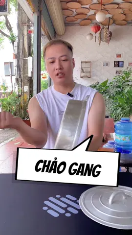 Chảo đúc nguyên khối gang nhôm đáy bằng #anhtuansansale #kocnet 