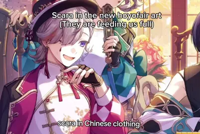 HUHU keep it coming hoyofair! he looks absolutely gorgeous in Chinese clothing! #wanderer #hoyoverse #scara #genshin #hoyofair 