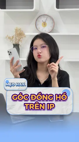 Góc Đồng Hồ Trên iPhone Có Nhiều Công Dụng Bí Mật | Táo AI Chia Sẻ Mẹo Hay về iPhone 👉 Nhớ Follow Táo AI - Để Biết Tất Về Công Nghệ #iphone #iphonecũ #taoai #iphonecũđànẵng #iphonetricks 