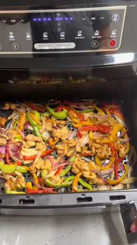 Air fryer delicacies—Chicken Fajitas#airfryer #airfryerfood #chicken 