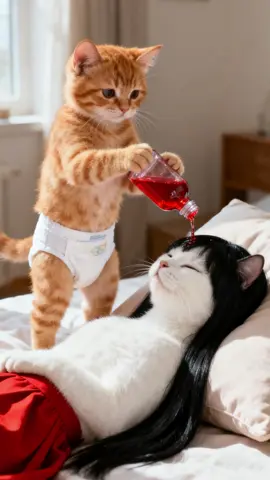 The reason why the orange cat transformed is this#orangecat #cat #funnycat #usa #usa_tiktok 
