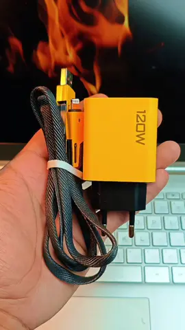 Charger suport fast charging 120 watt 4 in 1 #charger #chargerandroid #chargerfastcharging #fyp 