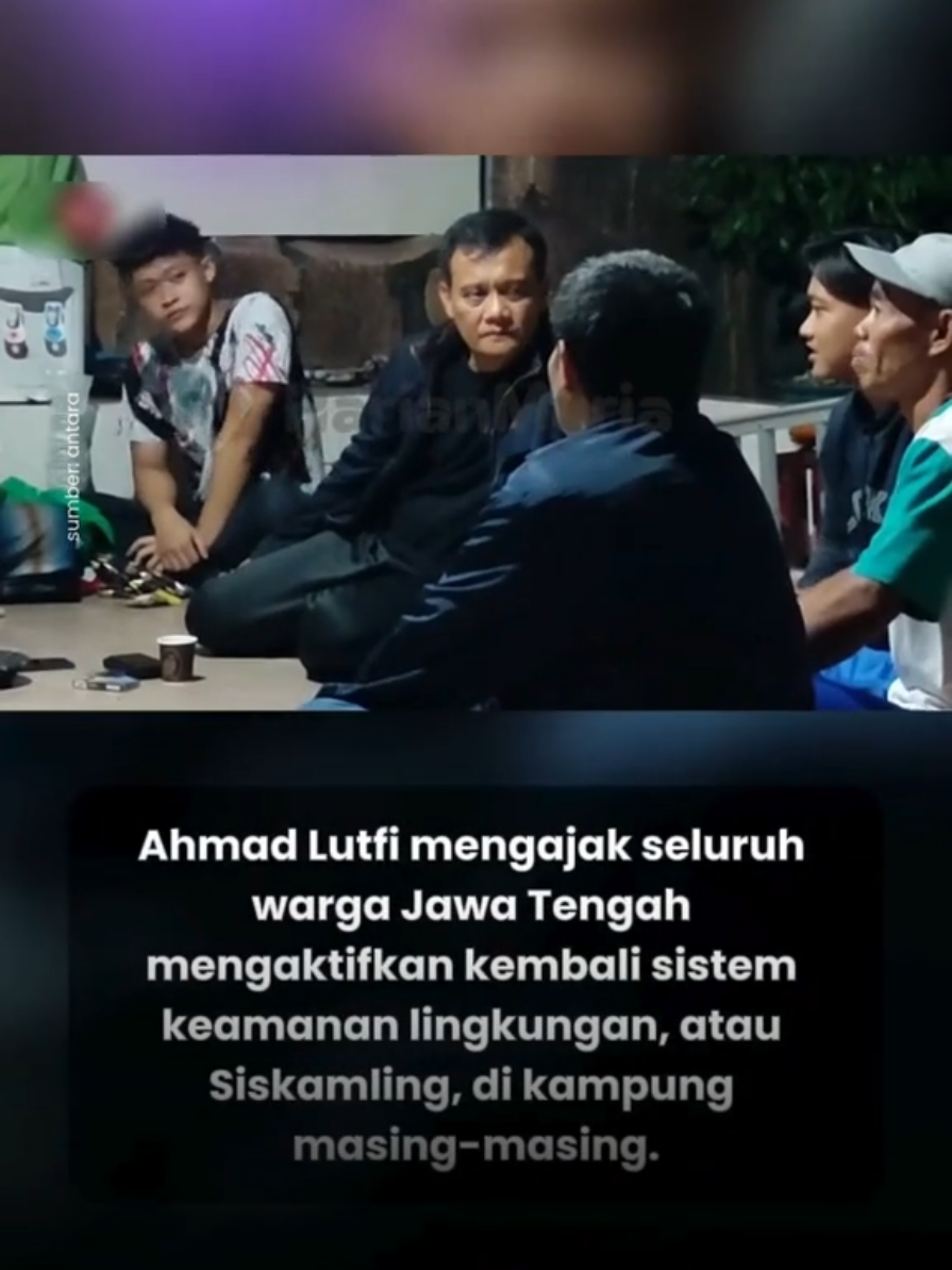 GUBERNUR JATENG AJAK WARGA AKTIFKAN LAGI SISKAMLING www.harianmuria.com #harianmuria #jateng #gubernurjateng #siskamling