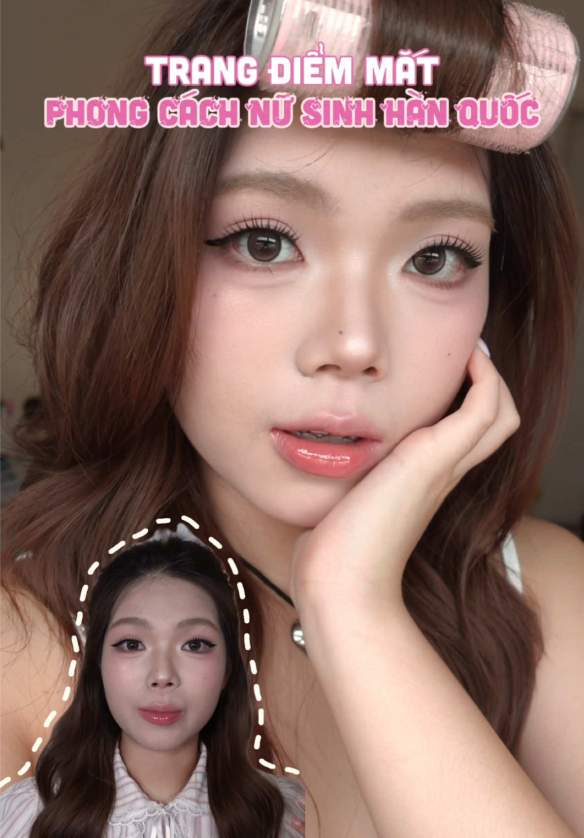 Hướng dẫn trang điểm mắt phong cách nữ sinh Hàn Quốc đang được ưa chuộng #quanhdayo #reviewlamdep #goclamdep #makeup #carslan 