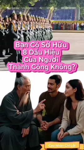 đủ 8 dấu hiệu này là người thành công chắc luông 