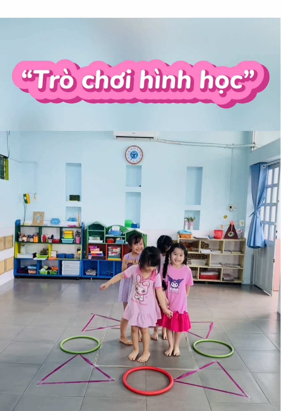 “Trò chơi hình học” #giaovienmamnon #trending #xuhuongtiktok #trochoimamnon #trochoivandongmamnon 