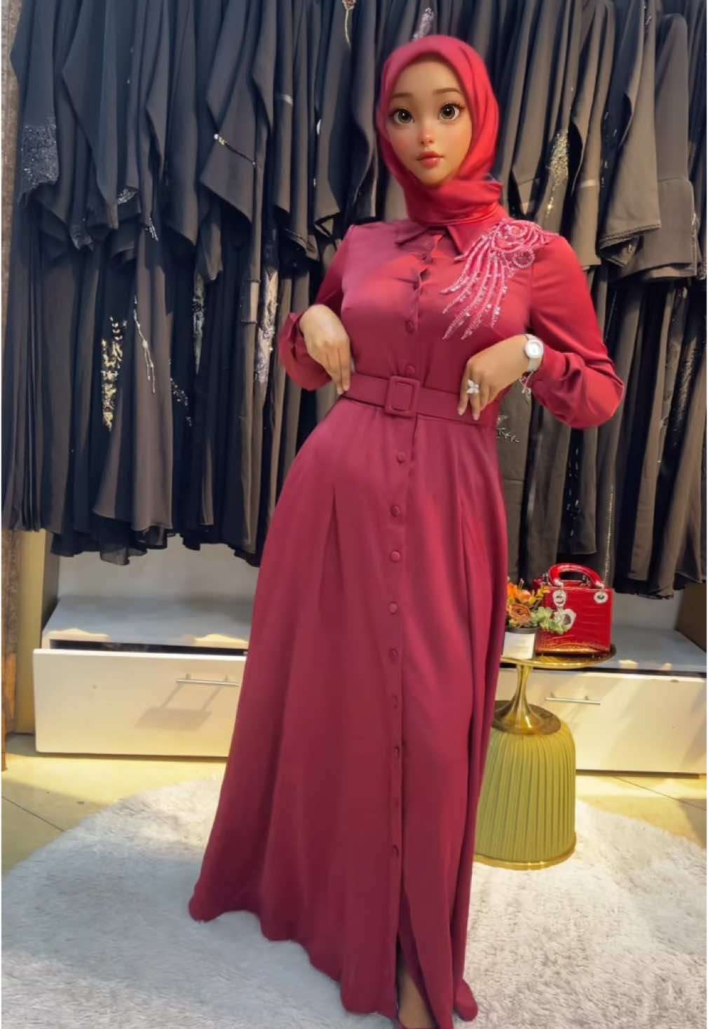 “POV: You just found THE dress 💅✨ #OOTD  #ThatGirl” @RIA TREND MEN'S @RIA-TREND -2- @Melu Meli @🌸فردوس🌸 