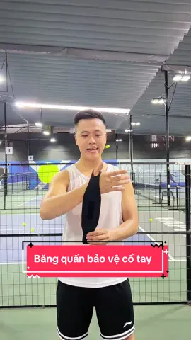 Băng quấn bảo vệ cổ tay #phukienpickleball #pickleball #bangquanbaovecotay #baovecotay #sportsontiktok 
