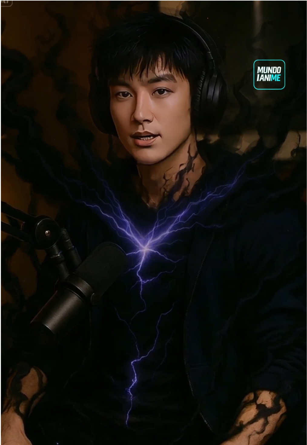 El monarca de las sombras |  Sung Jinwoo | Solo Leveling 📌 Gracias a @jcavalierofficial por el outfit en este podcast. #sungjinwoo #sololeveling  #animeedit #animefypシ #podcastclips 