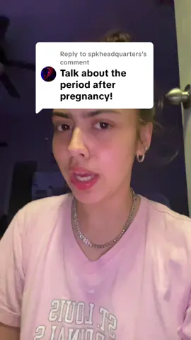 Replying to @spkheadquarters LETS TALK! Periods After Pregnancy 🩸🤰