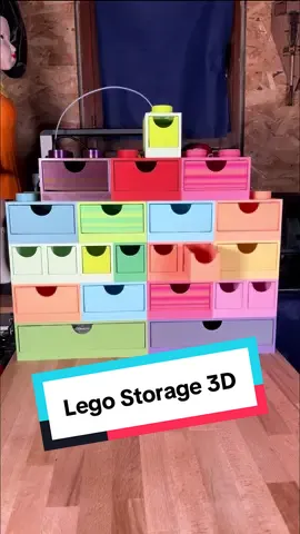 🗃️Lego Storage🗃️ Modulables et pratiques 😍 Printer : tout le parc 😅 Filament : @polymaker_3d 😍 Modèle : https://makerworld.com/models/949099 #maker #lego #box #DIY