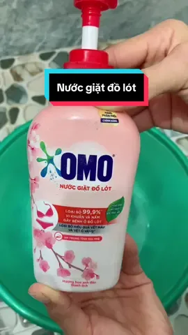 Nước giặt đồ lót omo hương hoa thơm mát,khử khuẩn , khử mùi hôi#nướcgiatdochipomo #muataitiktokshop 