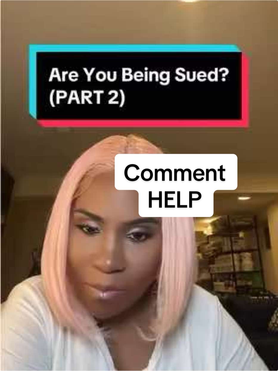 Are You Being Sued? (PART 2) Risky Business #creditrepair #credit #lawsuit Comment “HELP”