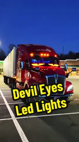 These “devil eyes” will make you stare #trucklights #led #tiktokshoprestock #devilcar #evileyes #ledlights #truck #vehicles #devileyes 