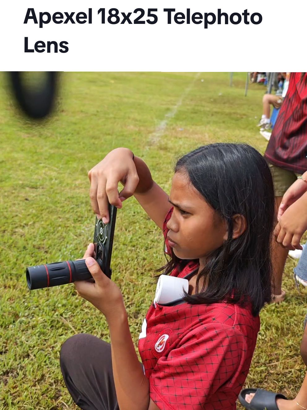 Apexel 18x25 Telephoto Lens  #apexel18xzoom #mobilelens 