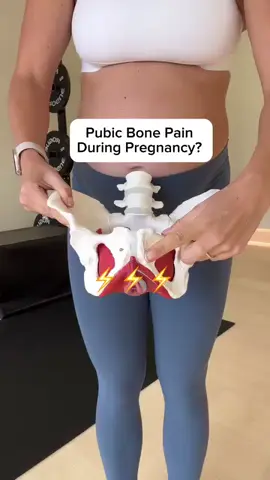 Are you experiencing pubic bone pain during pregnancy? It feels like a sharp or achy pain in your pubic bone? It might be Symphysis Pubis Dysfunction (SPD)! ✨ These exercises can reduce pain and prevent it from worsening. Give them a try and see how they feel for you. The pubic symphysis is a cartilaginous area connecting your pubic bones at the front of your pelvis. During pregnancy, hormonal changes increase joint laxity, and the shifting pelvis to accommodate your growing baby can aggravate this region, causing pain with activities like walking, dressing, climbing stairs, or even moving in bed. But don’t worry, you can manage this pain! Strengthening not just the front of your core, but also focusing on rotational strength, can help. Here are some exercises to try (from easiest to hardest). You try 8-12 reps on each exercise and see how it feels, make sure you do both sides: ✔️ Seated ball squeeze with pelvic draw in ✔️ Seated ball squeeze with rotational arm press ✔️ Supine Opposite Knee presses ✔️ Seated ball squeeze with rotational pull down Empower your pregnancy journey with the right moves! 🤰 Join my App’s 7-Day FREE Trial 📲 If you’re looking for more guidance on your prenatal training and want to remove the guesswork from your workouts, you can follow my Pregnancy Fitness Program available on the Momday App. - #36weekspregnant #37weekspregnant #healthypregnancy #38weekspregnant #39weekspregnant #pregnancyfitness #prenatalfitness #pregnancyworkout #pregnantbelly #33weekspregnant