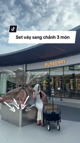 Set váy 3 món . Phù hợp mặc đi làm, dự tiệc, cafe ,… #ngaluadichill #váy #maxi 