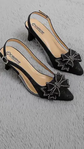 CHELLTIC Sepatu Wanita Mules 5cm elegan Sling bag Glitter pita berlian kekinian sandal heels pesta wisuda wedding pormal terbaru #heelswisuda #tiktokshop #fyp 