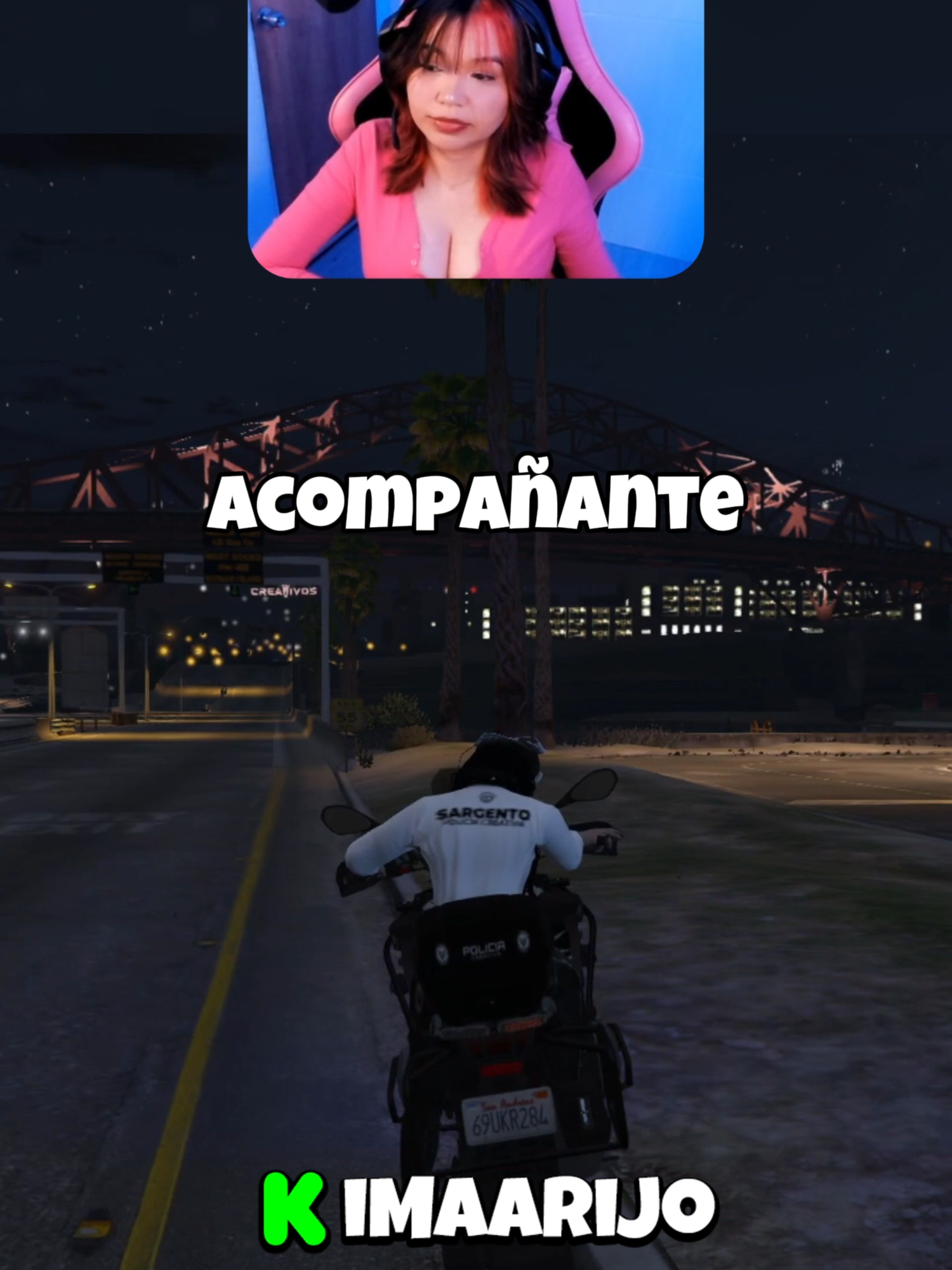 Chaggy piensa que Any lo cela 🤣​ | #imaarijo #gta5 #roleplay #creativosrp #endygamingpro