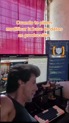 Solo en casos extremos y si no se puede hacer nada más 😅 #humorinformatico #programacion #humordev #developer #basededatos 