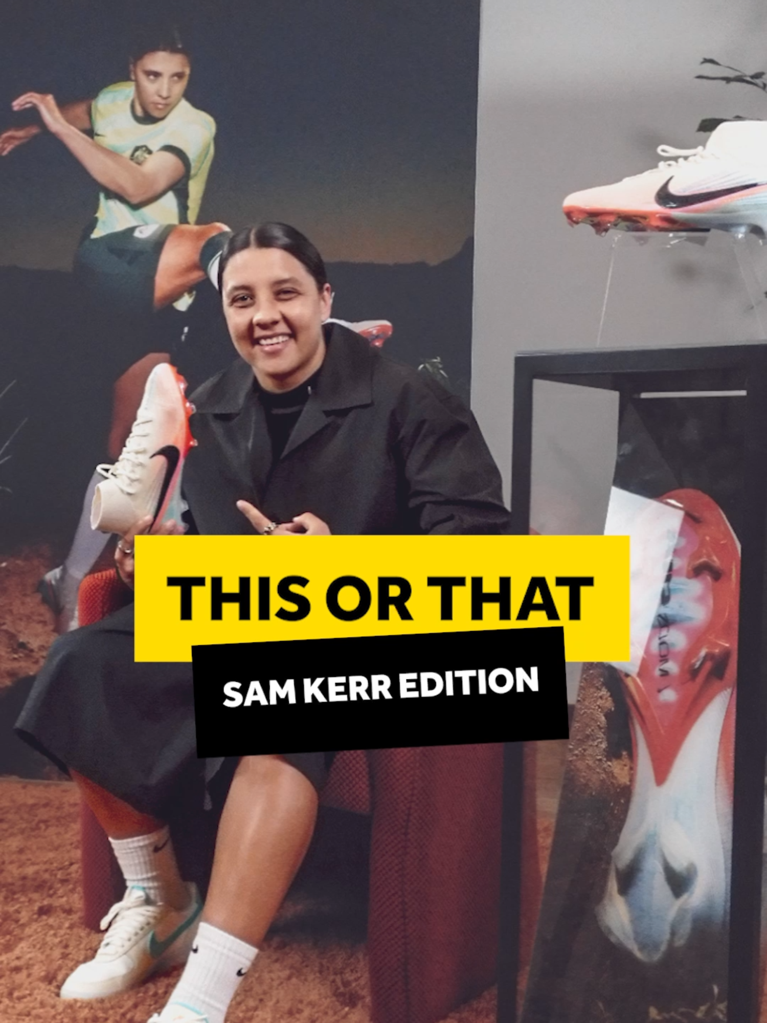 Does Sam Kerr choose the #Matildas or #Chelsea 👀 #SamKerr #rebel