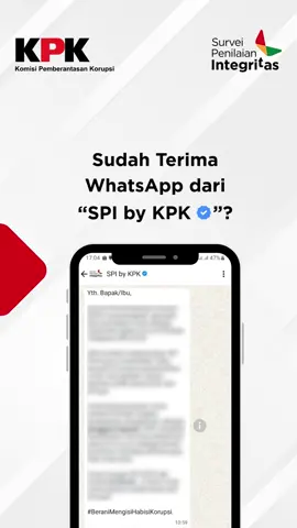 #TemanPemilih dalam rangka upaya pemberantasan korupsi, Komisi Pemberantasan Korupsi (KPK) Republik Indonesia akan menyelenggarakan Survei Penilaian Integritas (SPI). Ayo Sukseskan Pelaksanaan Survei Penilaian Integritas Tahun 2025 Simak video berikut... #kpumelayani 