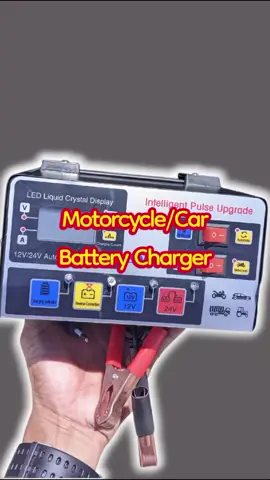 Car Battery Charger 12V 24V Intelligent Pulse Repair Battery Fast Charging Automatic Voltage 800A Suitable for a wide range of vehicles Truck Motorcycle cars accessories #carbatterycharger #batterycharger #fyp 