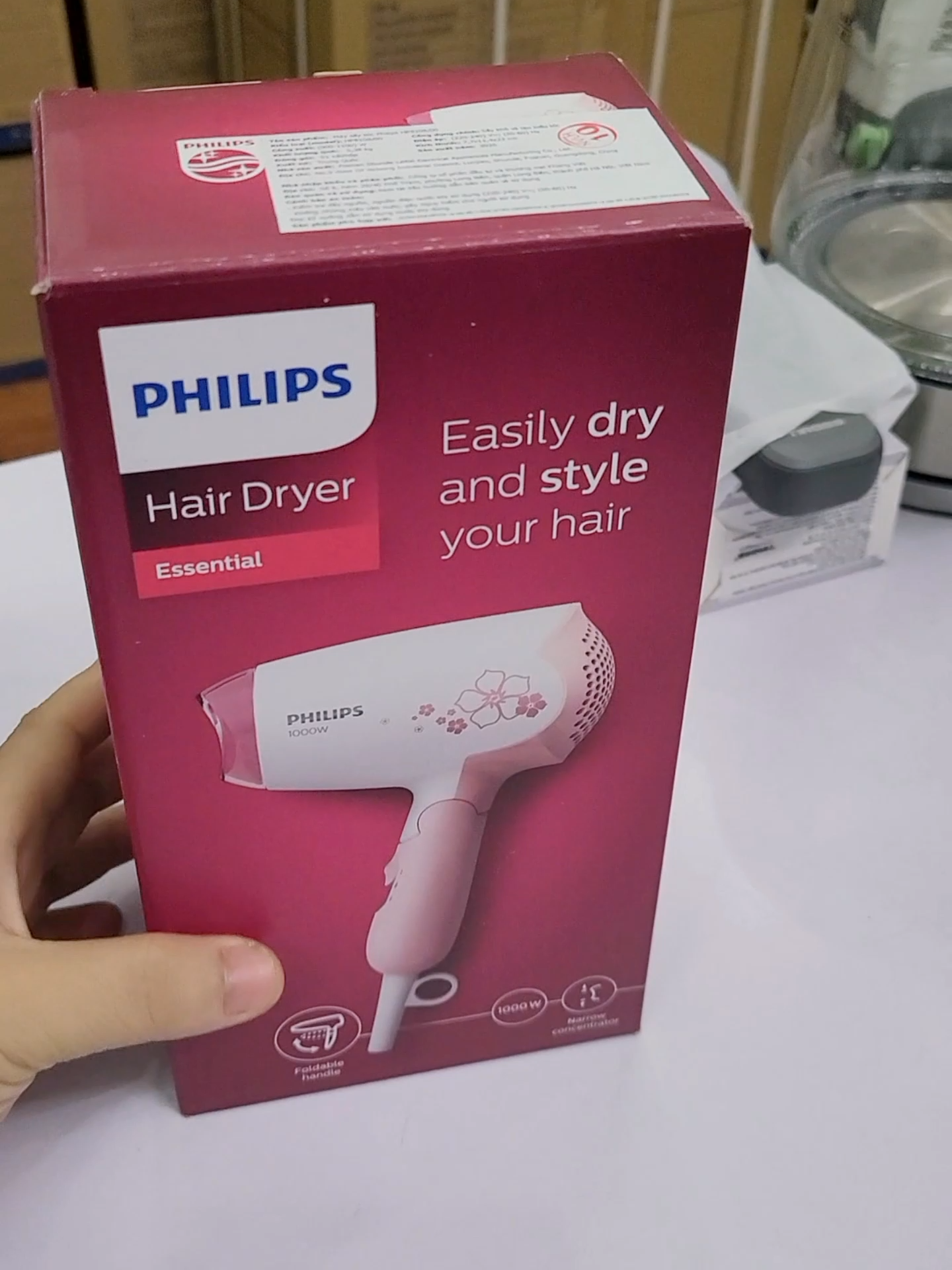 Máy sấy tóc Phiplis HP8108 #saytoc #maysaytoc #maysaytocphilips  #smilemart #dienmaysmilemart