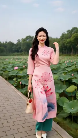 Set áo dài Nguyệt Liên #aodai #aodaivietnam #aodaicachtan 