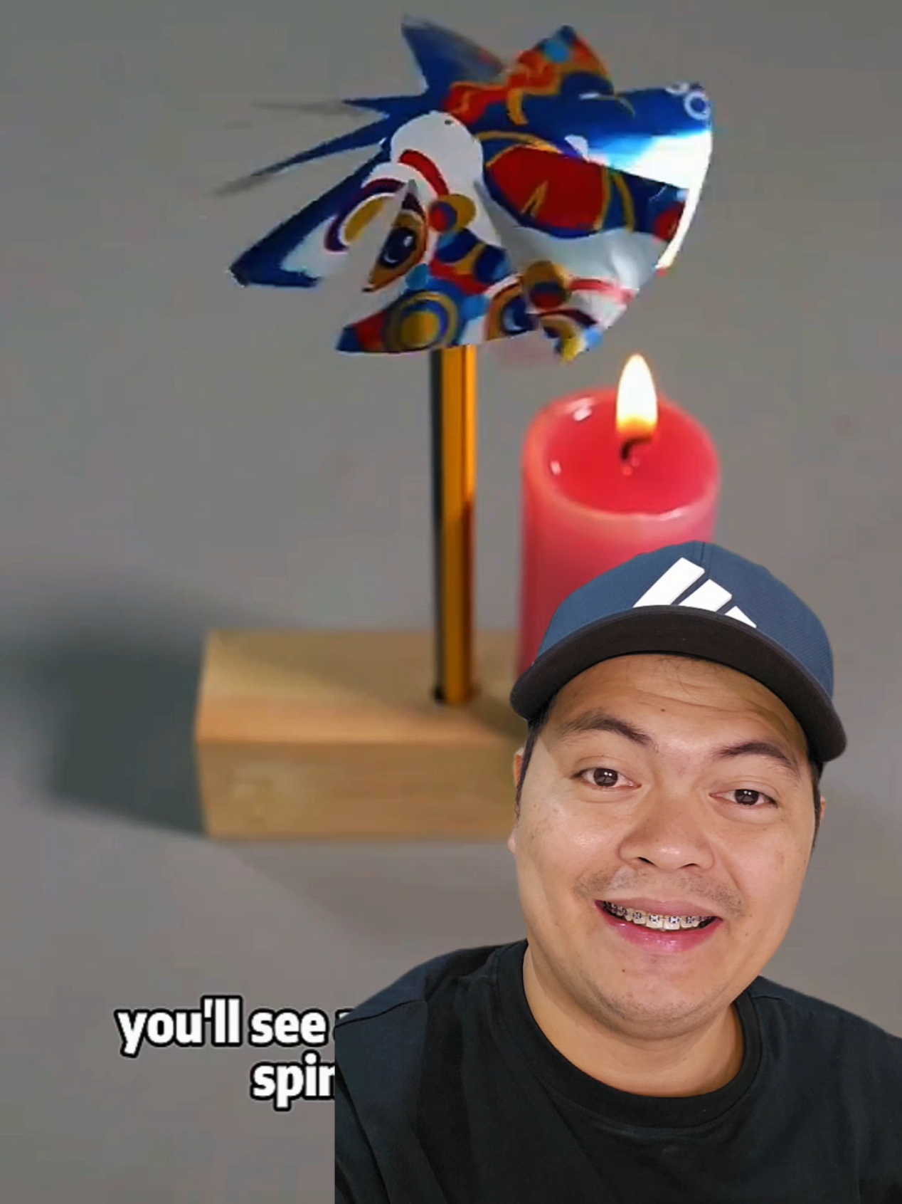 Thermal Spinning Wheel?#Science #lifehacks 