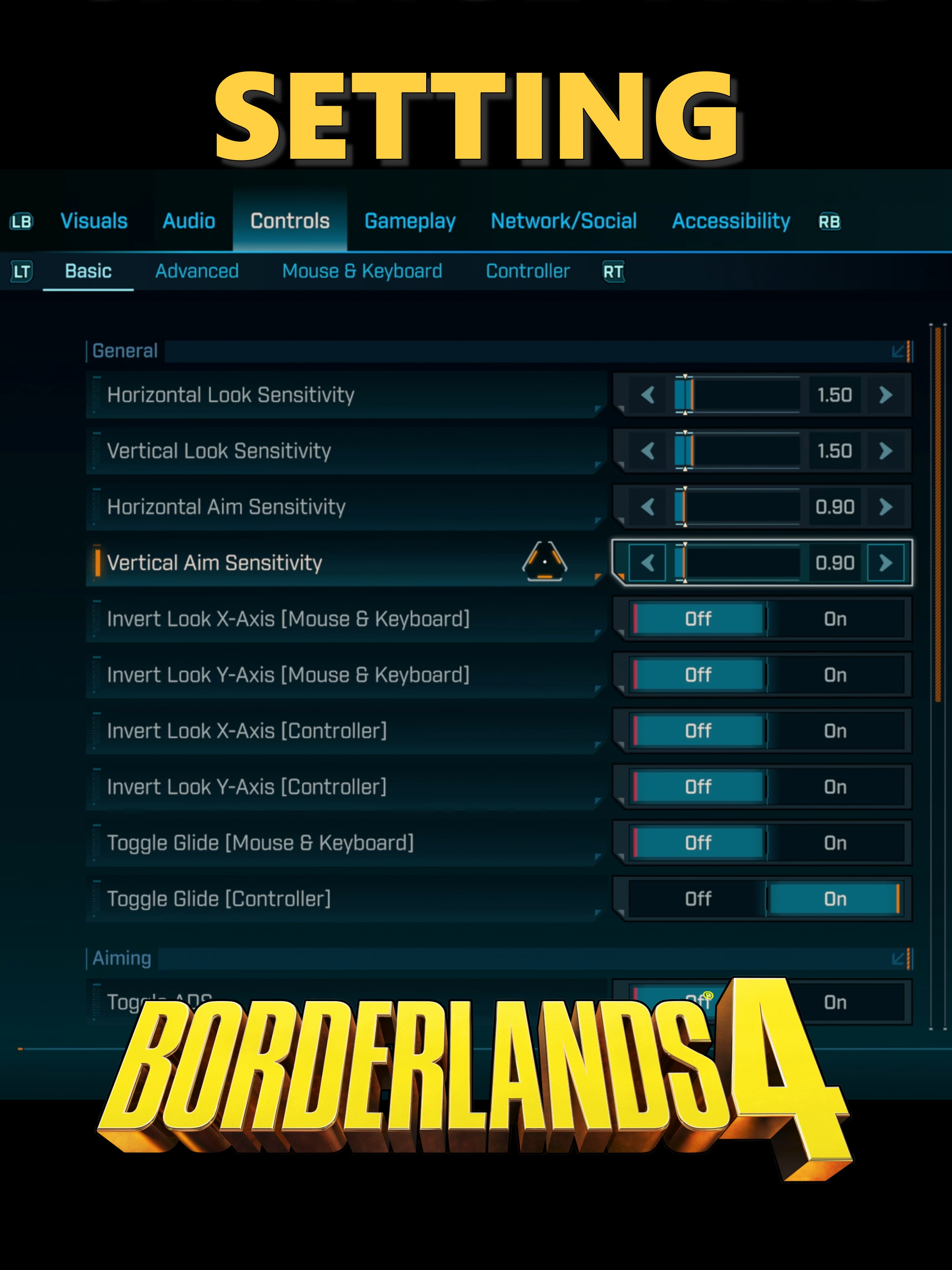 CHANGE THIS SETTING IN BORDERLANDS 4 #BORDERLANDS4 #FYP #GAMING