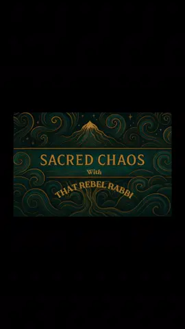 The 1st episode of Sacred Chaos is out at 8am pdy today!  I hope you line watching as much as I love doing it.  #thatrebelrabbi #judaism #christianity #sacredchaos 