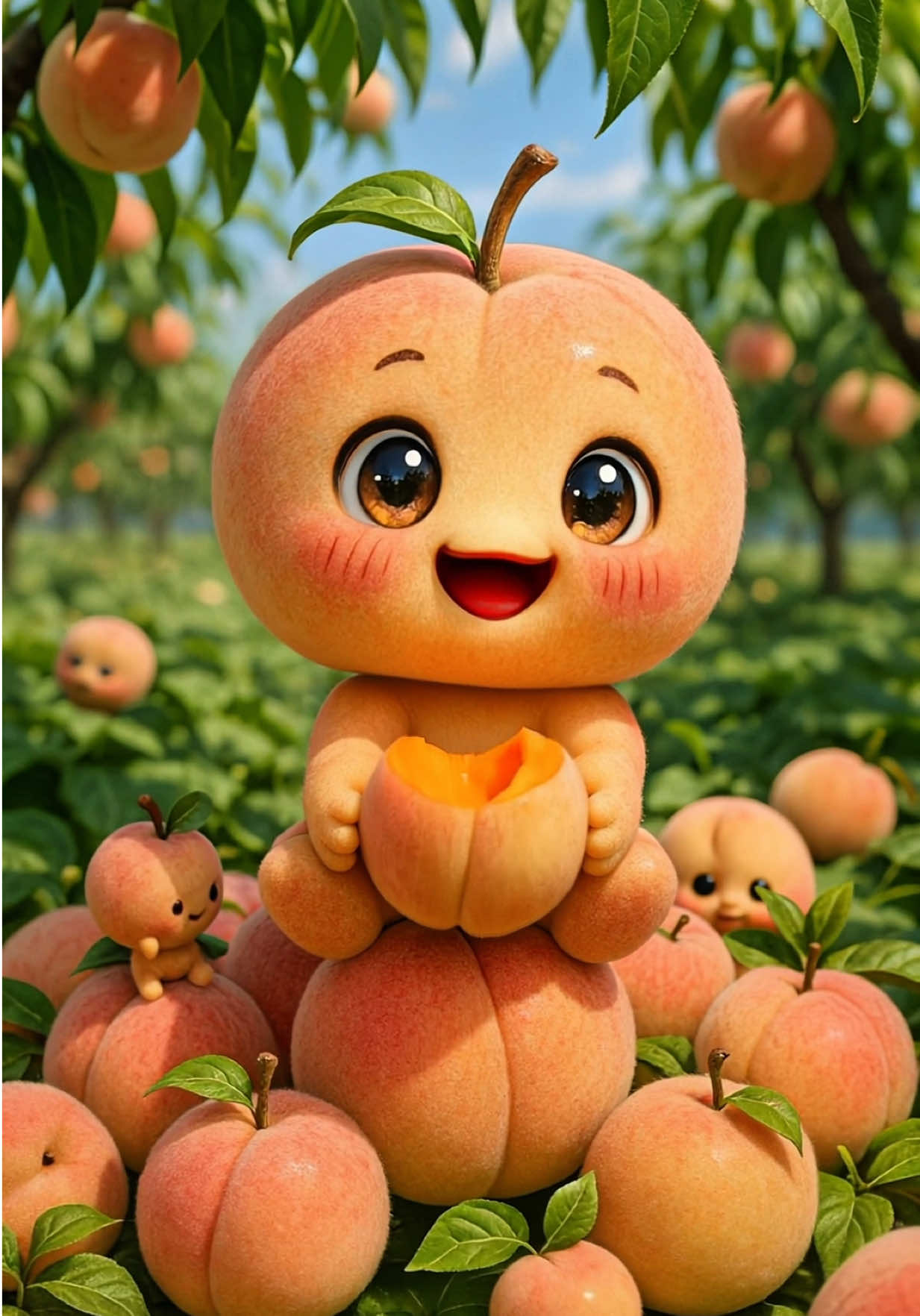 命宿るフルーツたち🍎どの子が好き？🤩Which one do you guys like?😋#ai #foodart #foodmonster #yammyfood #共食い 