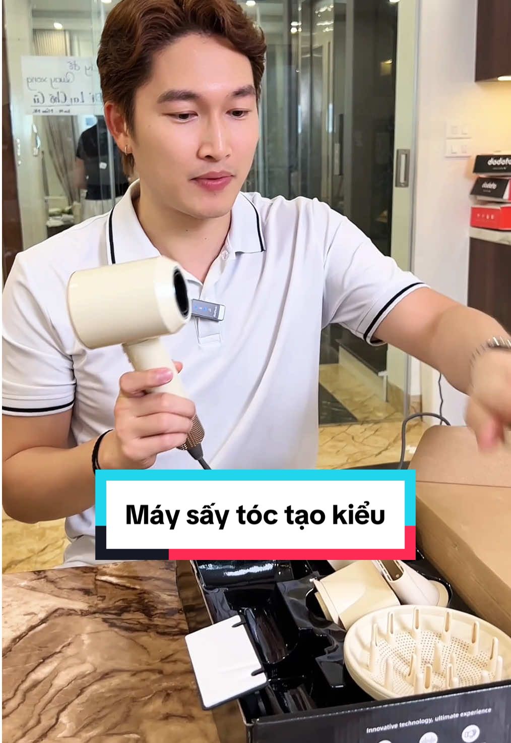 Test chi mọi người con máy sấy nha #maysaytoc #maysaytoctaokieu #dogiadung #tikhub #xuhuong 