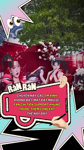 FC các Em Xinh chi tiền khủng support idol trước thềm concert #ranranshowbiz #emxinh #emxinhsayhi #bichphuong #orangesinger