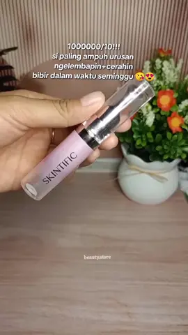 Paling ampuh buat ngelembapin dan cerahin bibir #skincare #fyp #skintific #peptide 