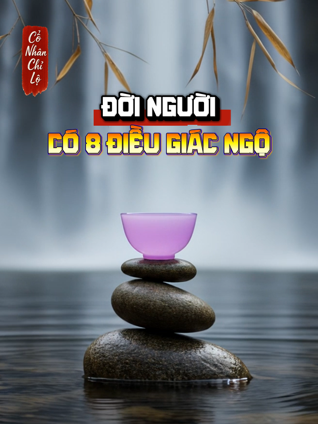 Đời người có tám điều giác ngộ. #conhanchilo #baihoccuocsong #trietlycuocsong #TrietLySong #giacngo