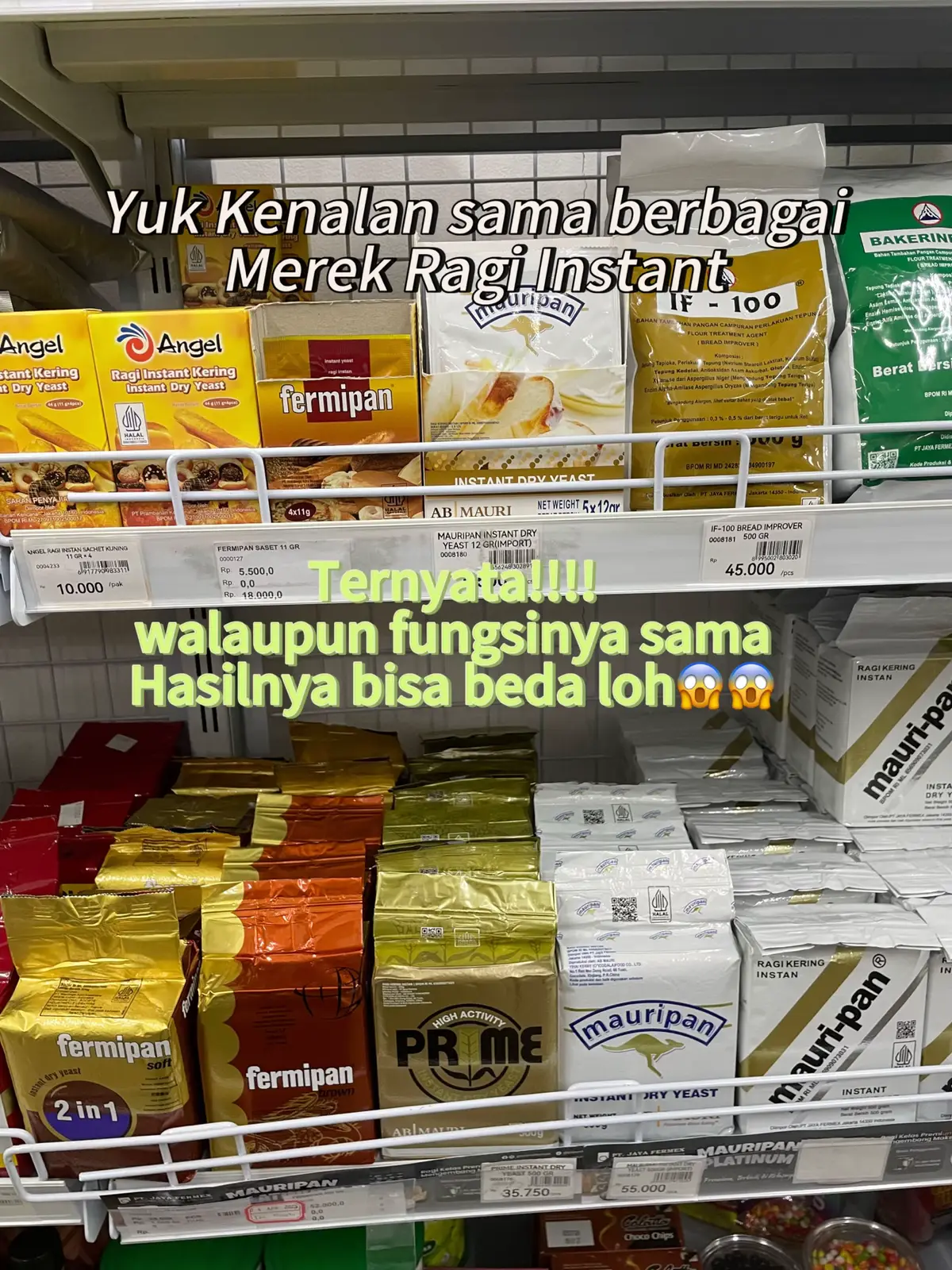 Kalau sobat Oliv! Merek Ragi mana nih yang sering dipakai? #tokobahanbahankue #tokobahankue #tokobahankuebanjarmasin #olivtokobahankue #ragi 