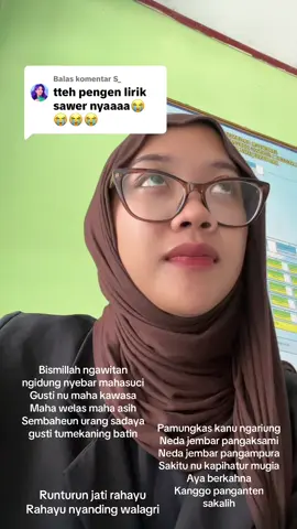 Membalas @S_  Kidung sawe panganten, pamugi manfaat sareng hapunten bilih aya rumpaka atanapi kalimah nu kirang sapagodos😇🙏✨ #kawihsunda #kidung #sawerpanganten #kidungsawerpanganten 