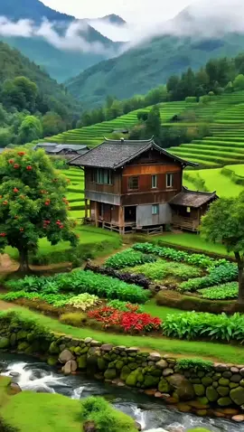 di suatu desa yang mengagumkan, suasana nya, Vives nya,,dan alam nya,, #foryou #kampung #suasanadesa #vibes #fyp 