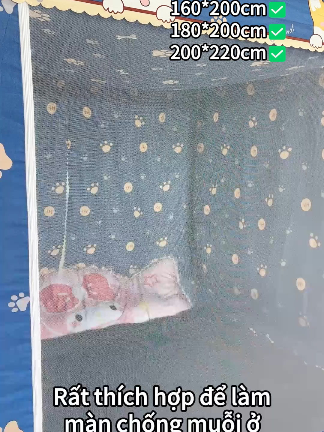 Mùng cỡ lớn cho gia đình – có rèm che chắn sáng, tạo không gian ngủ riêng tư như phòng mini 🛏️✨ Chống muỗi 360°, thoáng khí, dễ lắp đặt, phù hợp giường từ 1m5 đến 2m. Vừa bảo vệ sức khỏe, vừa tăng thêm sự sang trọng cho phòng ngủ! 💕#fyp #tiktokshop #tiktokshop99 #mùng #mànchốngmuỗi #mùngchốngmuỗi #mungchongmuoi #mung