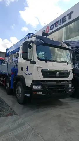 xe tải 4 chân gắn cẩu 20t 6 đốt #cauxcmg #cautuhanh #xegancau #xetaicau #xecauchuyendung 