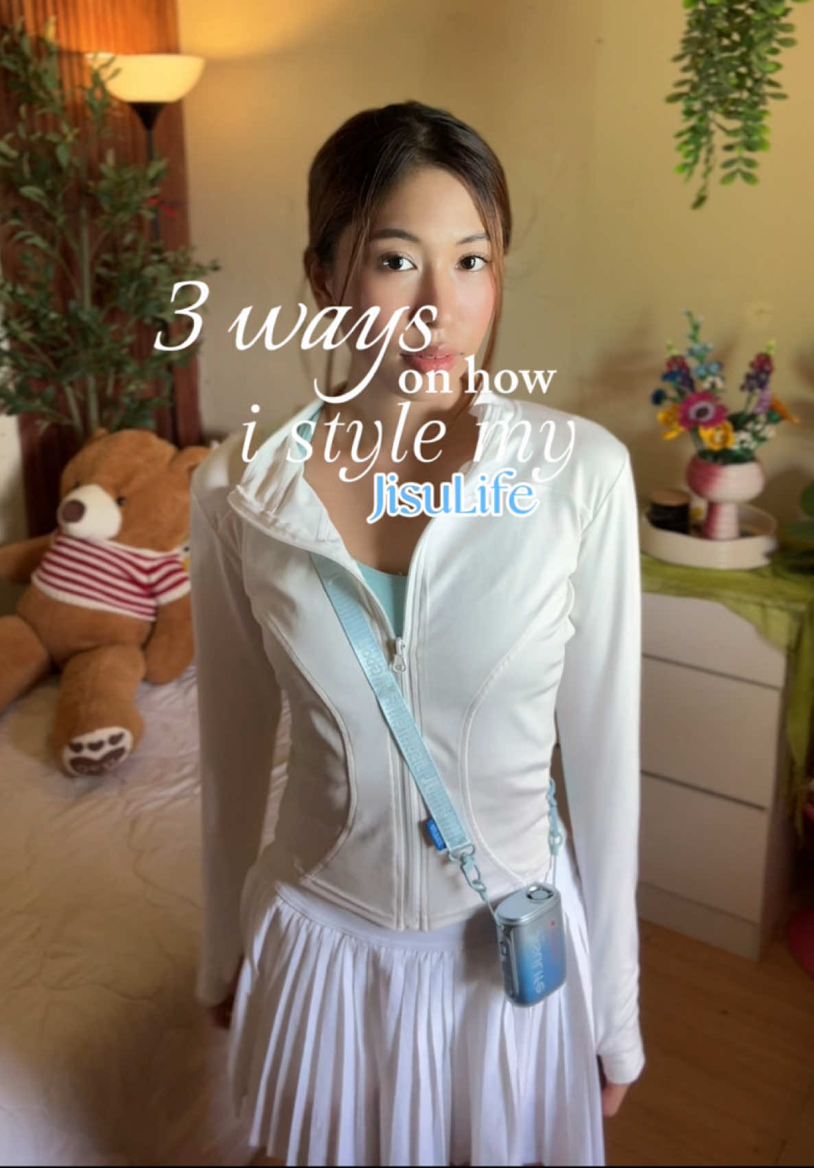 I enjoy creating different styles with this neck fan from Jisulife! 🌬️✨ 💗 #Jisulife #NeckFan #StayCool #EverydayEssentials 