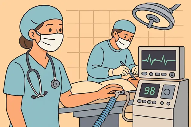 Di ruang operasi, semua orang punya tugasnya masing-masing. Dokter bedah fokus penuh dengan pisau dan jaringan pasien. Matanya hanya ke meja operasi, tak boleh teralihkan. Tapi, siapa yang menjaga pasien agar tetap aman sepanjang proses itu? Di situlah perawat anestesi bekerja. Saat dokter sibuk mengoperasi, perawat anestesi tidak kalah sibuknya: ▶️Mengawasi napas pasien dari mesin anestesi. ▶️Memantau detak jantung lewat monitor. ▶️Menjaga tekanan darah tetap stabil. ▶️Memberikan obat bius sesuai kebutuhan tubuh pasien. Kalau ada tanda bahaya, misalnya tekanan darah tiba-tiba turun atau pasien kekurangan oksigen, perawat anestesi langsung bertindak cepat sebelum kondisinya memburuk. Jadi, bisa dibilang perawat anestesi adalah penjaga kehidupan yang diam-diam memastikan operasi berjalan aman dari awal sampai akhir. Tanpa perawat anestesi, dokter mungkin bisa melakukan operasi tapi pasien belum tentu bisa selamat melewatinya. #dibalikbius #kamaroperasi #perawatanestesi #hipani #perawatindonesia 